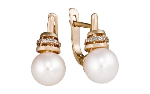 Золотые серьги СВ1869