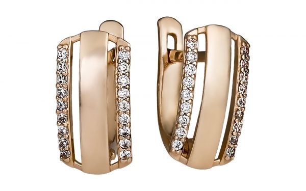 Золотые серьги СВ1872