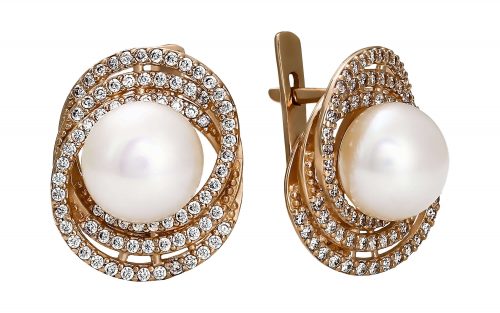 Золотые серьги СВ1911