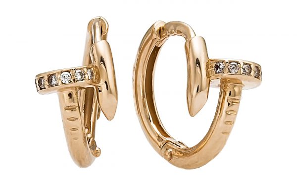 Золотые серьги СВ1915