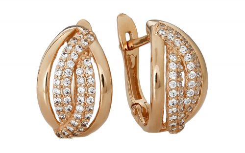 Золотые серьги СВ1922