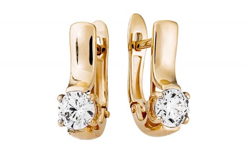 Золотые серьги СВ1933