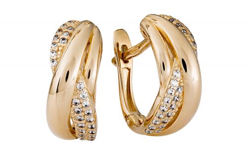 Золотые серьги СВ1936