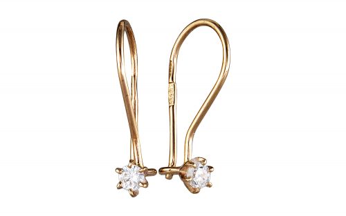 Золотые серьги СВ1347