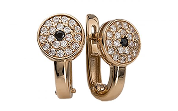 Золоті сережки СВ1462 Золотые серьги СВ1462