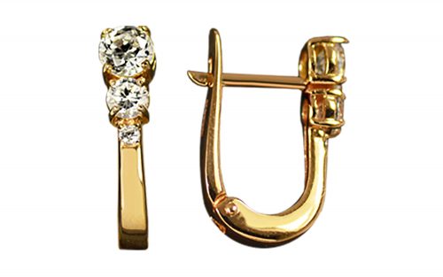 Сережки золоті СВ1466 Золотые серьги СВ1466