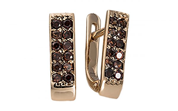 Золотые серьги СВ1530