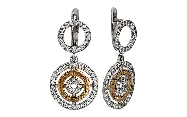 Золотые серьги СВ1585