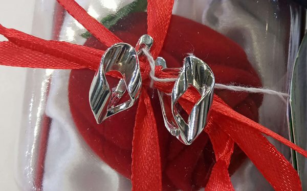 Срібні сережки СБ259-С ювелирный завод ЮвелирЭлит