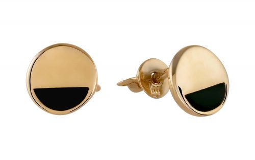 Золотые серьги с эмалью СВ2041.14 Золотые серьги СВ2041.14