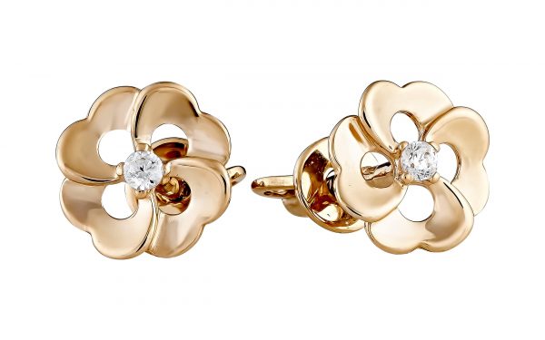 Золотые серьги СВ2051