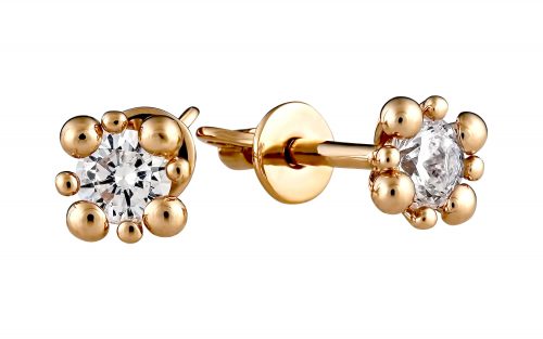 Золотые серьги СВ2098