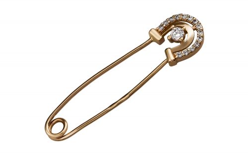 Золотая брошь БШ229