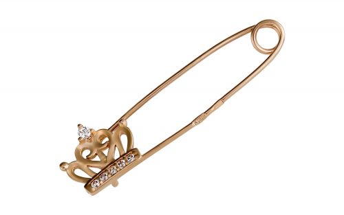 Золота брошка БШ231 Золотая брошь БШ231