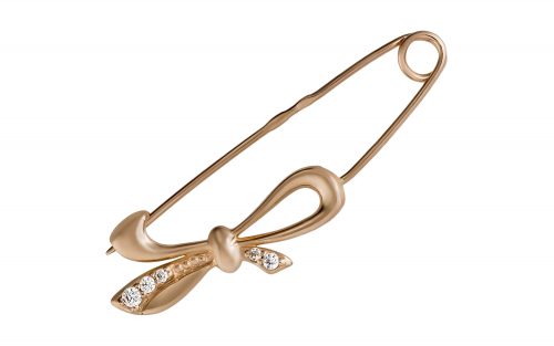 Золота брошка БШ233 Золотая брошь БШ233