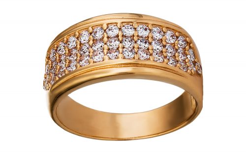 Золота каблучка КВ1829 Золотое кольцо КВ1829