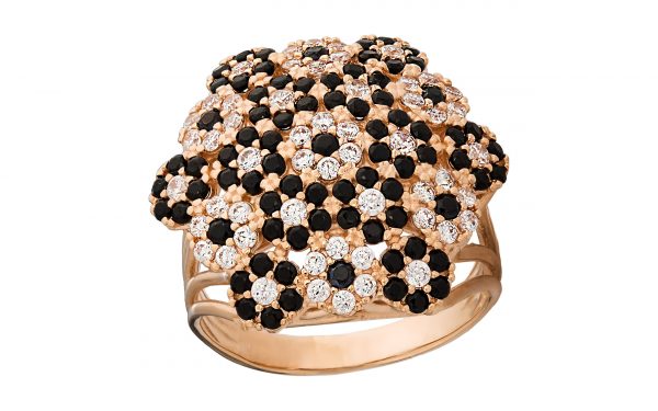 Золота каблучка КВ1858 Золотое кольцо КВ1858