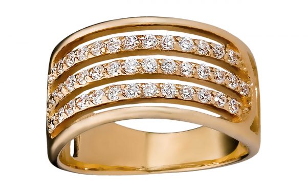 Золота каблучка КВ2005 Золотое кольцо КВ2005