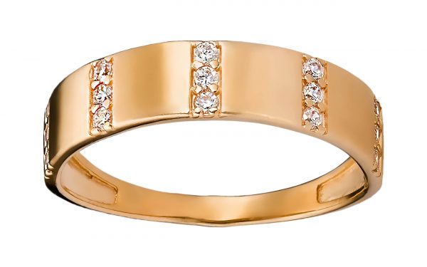 Золота каблучка КВ2011 Золотое кольцо КВ2011