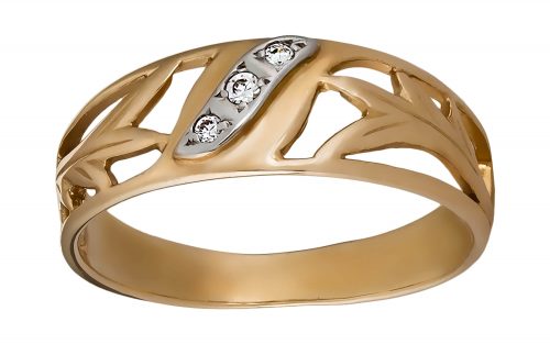 Золота каблучка КВ2068 Золотое кольцо КВ2068