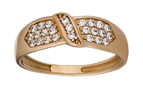 Золота каблучка КВ2070 Золотое кольцо КВ2070