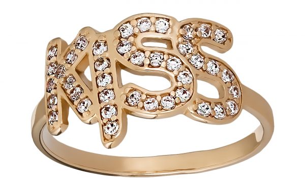 Золота каблучка КВ2092 Золотое кольцо КВ2092