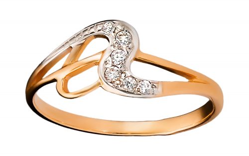 Золота каблучка КВ2120 Золотое кольцо КВ2120