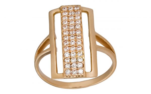 Золота каблучка КВ2189 Золотое кольцо КВ2189