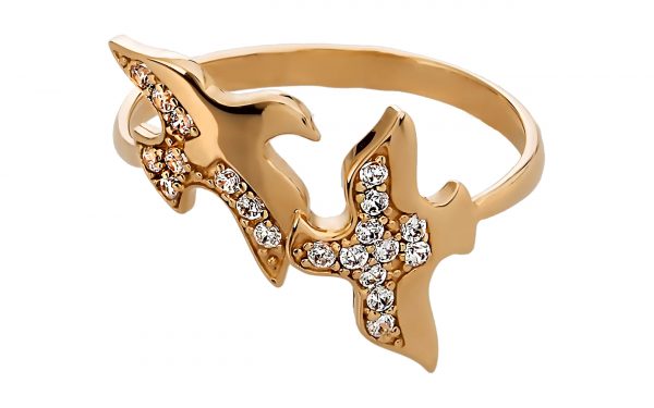 Золота каблучка КВ2246 Золотое кольцо КВ2246