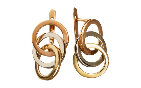 Золоті сережки СБ209 Золотые серьги СБ209