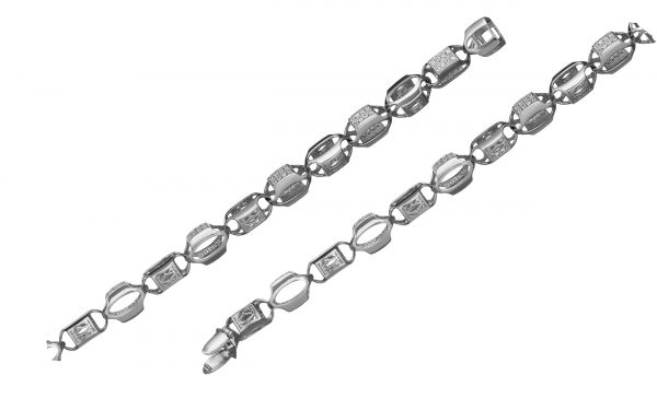 Срібний браслет БС314-С Серебряный браслет БС314-С