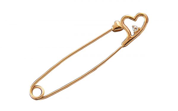 Золота шпилька БШ205 Золотая заколка БШ205