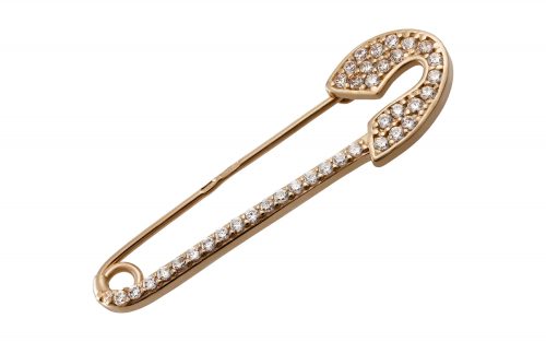 Золотая заколка БШ223