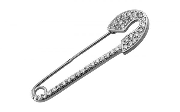 Срібна брошка БШ223-С Серебряная брошь БШ223-С