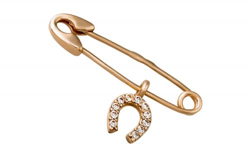 Золота брошка БШ230 Золотая брошь БШ230