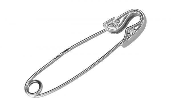 Срібна шпилька БШ234-С Серебряная булавка БШ234-С