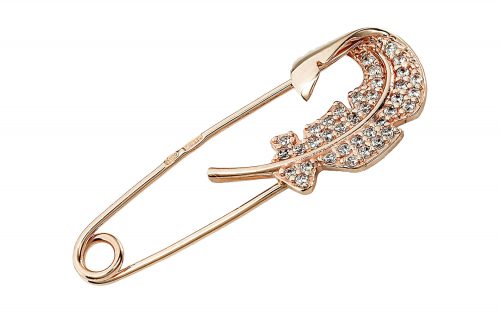 Золотая заколка БШ235