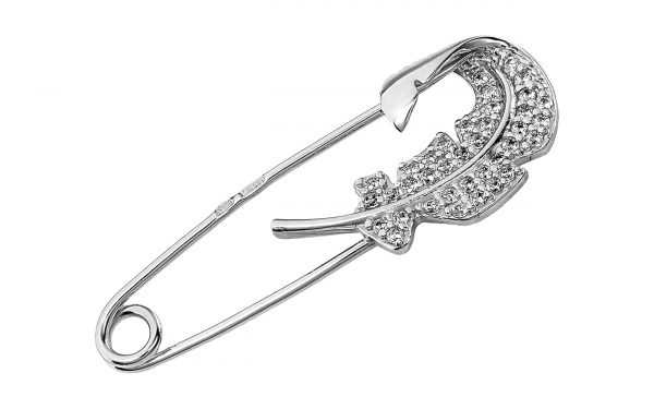 Серебряная булавка БШ235-С
