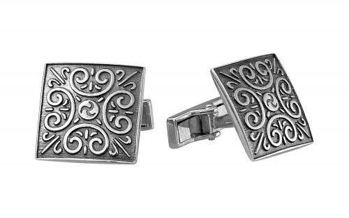 Срібні запонки БШ239-С Серебряные запонки БШ239-С