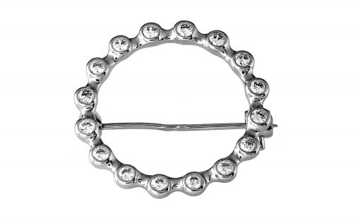 Серебряная брошь БШ249-С Серебряная брошь БШ249-С