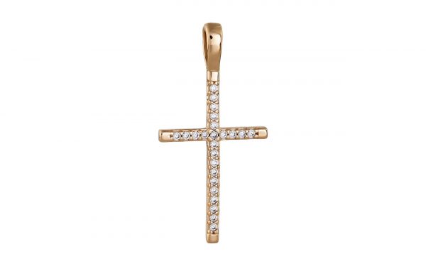 Золотой крестик КР227