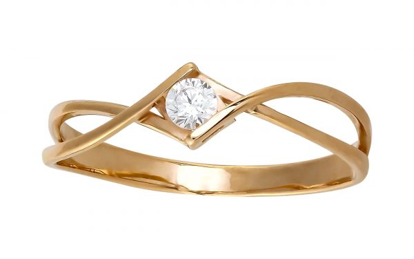 Золота каблучка КВ2920 Золотое кольцо КВ2920