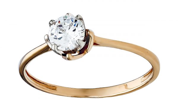 Золота каблучка КВ2944 Золотое кольцо КВ2944