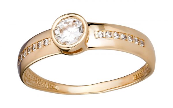 Золота каблучка КВ2979 Золотое кольцо КВ2979