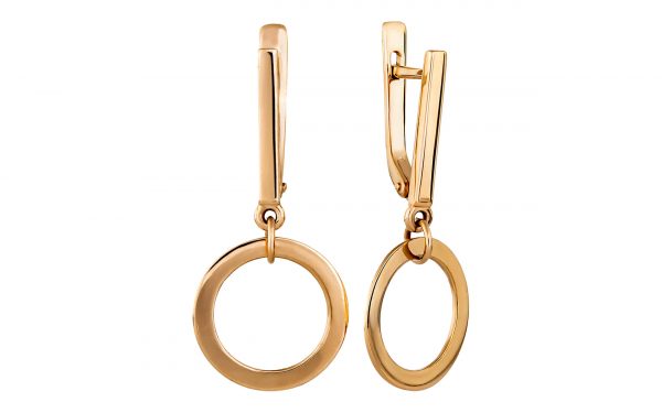 Золотые серьги СБ307