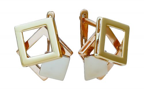 Золотые серьги СБ325