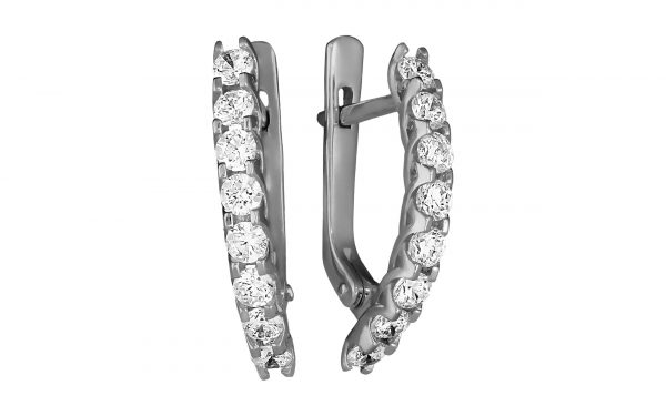 Срібні сережки СВ1888-С Серебряные серьги СВ1888-С