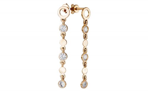 Золотые серьги СВ2120