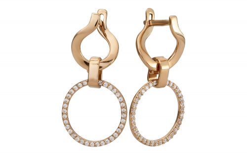 Золотые серьги СВ2123