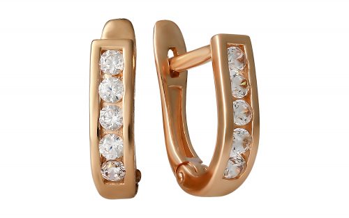 Золотые серьги СВ2227